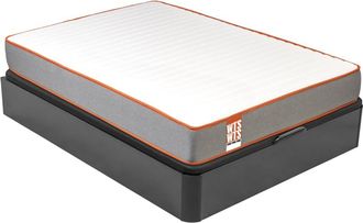 What The Sleep Colch&oacute;n 90x190cm y canap&eacute; WTS Funk Negro 24cm Montaje incl