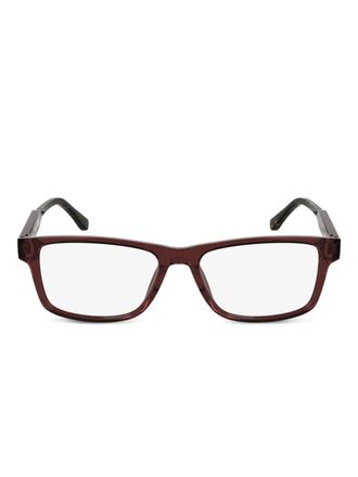 Lacoste rectangle acetate frames - Red