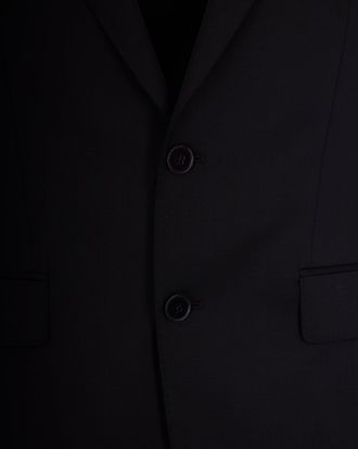 HUGO BOSS Virgin Wool Slim Fit Blazer - Black