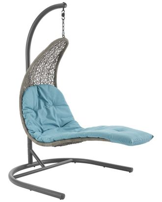 ModWay Landscape Hanging Chaise Lounge Outdoor Patio Swing Chair
