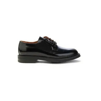 Frau Schoenen, Heren, Zwart, 45 EU, Leer, Blauwe leren Derby schoenen Model 73S1