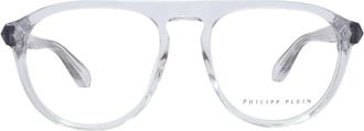Philipp Plein Demo Round Mens Eyeglasses VPP016M 06A7 54