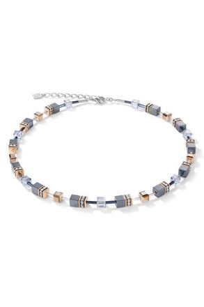 Coeur de Lion Geocube Necklace in Ice Blue at Nordstrom