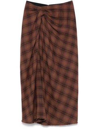 Isabel Marant Nicole midi-rok - Bruin