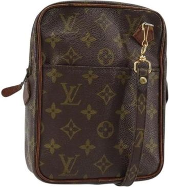 Louis Vuitton Pre-owned Cross Body Bags, female, Brown, Size: ONE SIZE Pre-owned Vintage Canvas Cross Body Bag