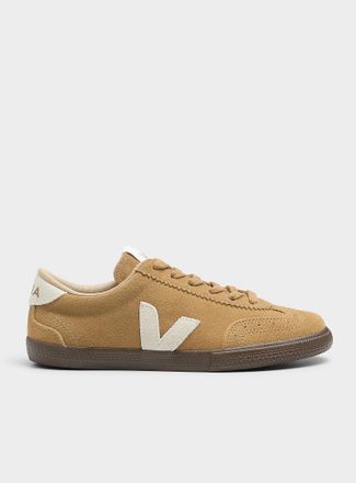 Veja Womens Coffee suede Volley sneakers Women