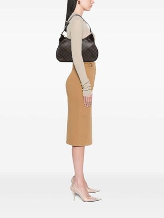 Louis Vuitton 2009 Damier Ebene Thames GM shoulder bag - women - Fabric/Calf Leather/Leather - One Size - Brown