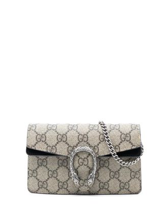 Gucci 2016-2025 Mini GG Supreme Dionysus crossbody bag - Brown