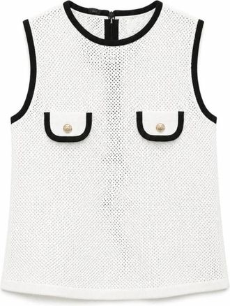 Elisabetta Franchi Mujer, Camisetas, Blanco, Talla: M