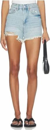 Blank NYC Cold Wave Denim Short In Blue