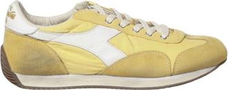 Diadora Equipe Vela SW - Heren - Sneakers - Geel - 43 1/2 EU - Leer - Schoenen