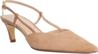 Dune London Ladies CLARINA Sling-Back Open Courts Size UK 6 Suede Heeled Sandals