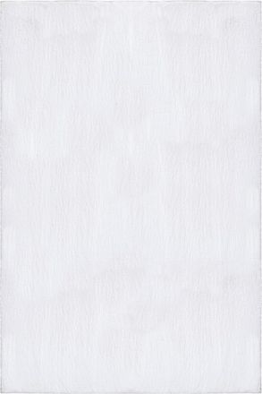 Novatrend Alfombra de sal&oacute;n moderna blanco 160x230 cm