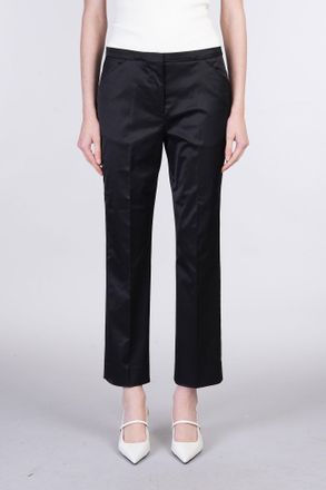 Toteme Pantalone in cotone nero