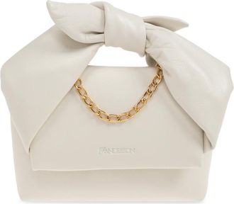 J.W.Anderson Bow Small Twister Crossbody - Dames - Handtassen - Wit - ONE Size - Leer - Tassen