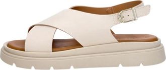 Tamaris Sandalen Plat - Dames - Sandalen - Beige - 40 EU - Schoenen
