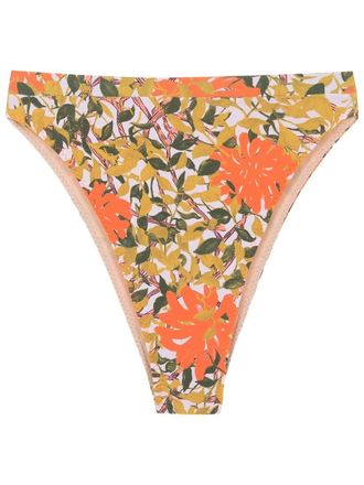 Clube Bossa Slip bikini a fiori - Arancione