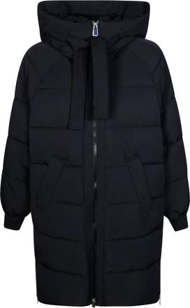 Pinko Dalia Imbottito Tela Tecnica - Dames - Dons jassen - Zwart - M - Leer - Jassen