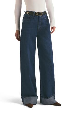 Favorite Daughter The Masha Cuffed High Waist Wide Leg Jeans in Belmont at Nordstrom, Size 23