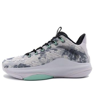 Anta Frivolous Celestial 5 Basketball Shoes White Black Aqua 112211605-1