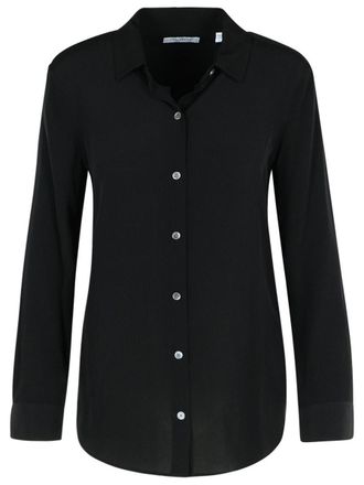 Equipment Black Silk Shirt