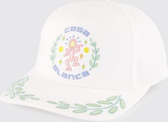 Casablanca Cappello Casablanca in twill di cotone ricamato