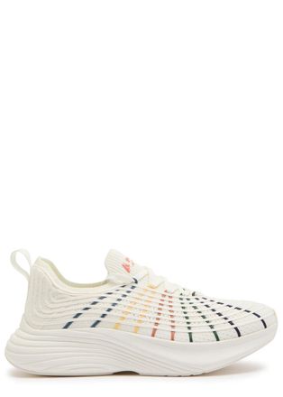 Athletic Propulsion Labs Techloom Zipline Embroidered Knit Sneakers - White - 10 (IT40.5 / UK7.5)