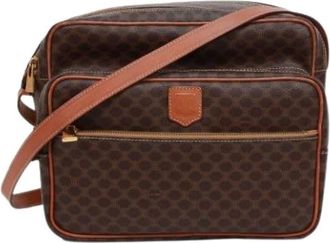 Celine Pre-owned Cross Body Bags, female, Brown, Size: ONE SIZE Pre-owned Vintage Shoulder Bag