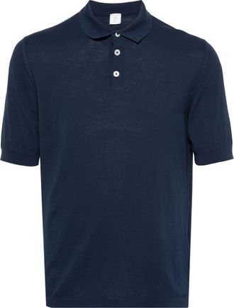 Eleventy cotton polo shirt - men - Cotton - 3XL - Blue