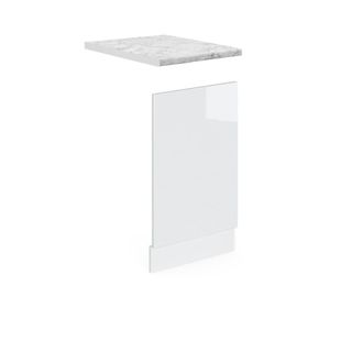 Vicco Panel Frontal R-line, Blanco Alto Brillo, 45 Cm, Et M&aacute;rmol
