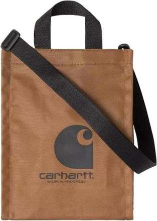 Carhartt Work in Progress Shopping Bag - Heren - Shoppers - Bruin - ONE Size - Katoen - Tassen