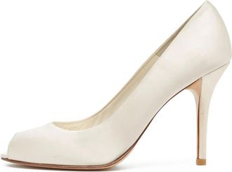 Stuart Weitzman Pumps in pelle 105mm - Bianco