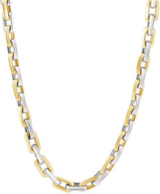 Pompeii3 Mens Heavy Round 14k Gold (140gram) or Platinum (263gram) 8mm Link Chain Necklace 22