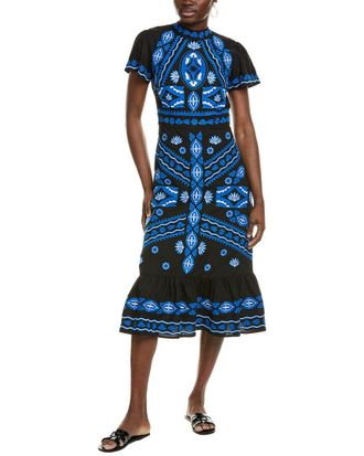 Johnny Was Stephy Midi Dress