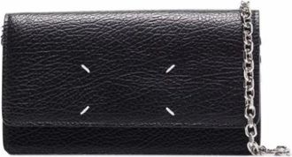Maison Margiela Clutches, female, Black, ONE SIZE, Logoed Clutch