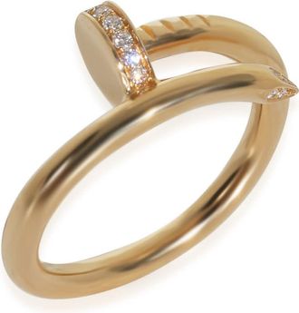 Cartier Pre-Owned Cartier Yellow Gold Diamond Juste Un Clou Ring