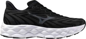 Mizuno Mens Wave Sky 8 Shoes In Black-Grey