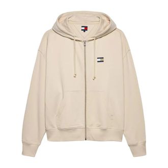 Tommy Jeans New Classic Zip-Hoodie - Sweatshirts & Hoodies - Hombre - Beige - XS