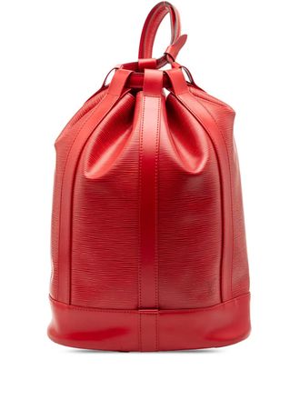 Louis Vuitton 1995 Epi Randonnee PM backpack - Red