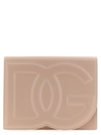 Dolce & Gabbana Dg Logo Crossbody Handbag Crossbody Bags Pink