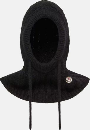Moncler WOMENS KNITTED BALACLAVA Size: OS, colour: BLACK