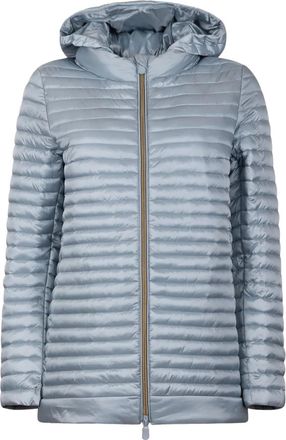 Save The Duck Cappotto Alexa trapuntato con cappuccio - Blu