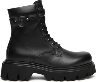 Nero Giardini Stivaletti Combat - - Shoes - Donna - Nero - 38 EU