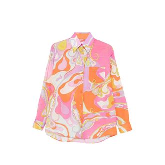 Pucci Iride-print Silk Shirt