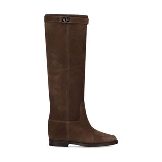Via Roma 15 High Boots, female, Brown, 6 UK, Santa Monica High Boot with Padlock
