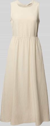 Marc O'Polo A-Linien-Kleid aus Lyocell-Leinen-Mix in Sand, Größe 44