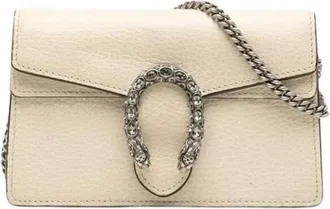 Gucci Pre-owned Cross Body Bags, female, White, Size: ONE SIZE Pre-owned Vintage Crossbody Bag