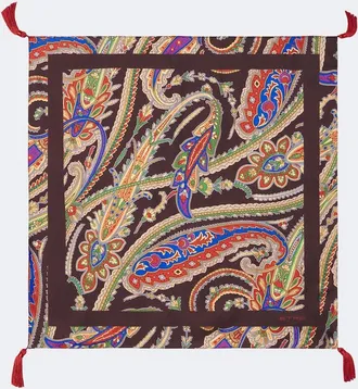 Etro Paisley silk scarf