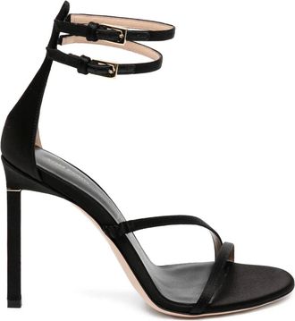 Tom Ford 105 mm satijnen sandalen - Zwart