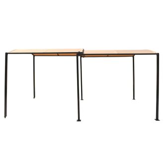 Concept Usine P&eacute;rgola corredera extensible y carport de 9m&sup2; a 16m&sup2; gris y beige